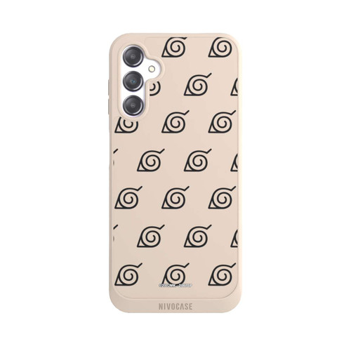 Samsung Galaxy A14 5G NIVOpure Black Konoha Pattern Transparant