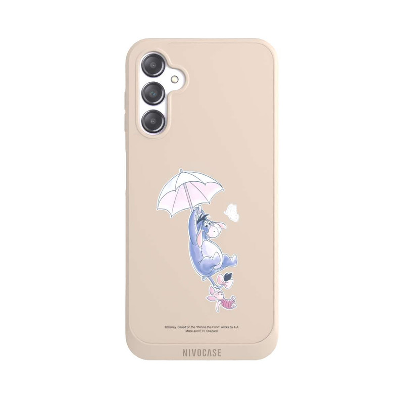 Galaxy A14 5G NIVOpure Winnie Pooh Eeyeore Find Happiness Transparent