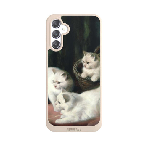 Samsung Galaxy A14 5G NIVOpure Three White Angora Kittens