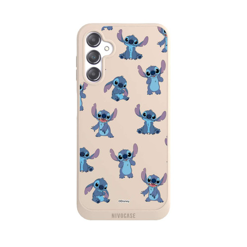 Samsung Galaxy A14 5G NIVOpure Stitch Faces Pattern Transparent
