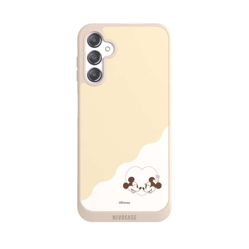 Samsung Galaxy A14 5G NIVOpure Mickey and Minnie Love Heart Beige