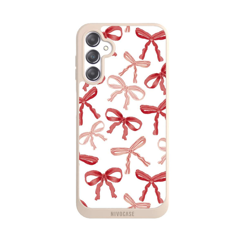 Galaxy A14 5G NIVOpure Red Bows Pattern