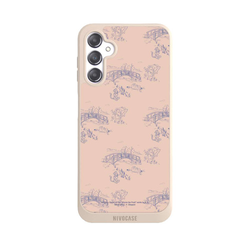 Samsung Galaxy A14 5G NIVOpure Winnie the Pooh Retro Pattern Bridges Pink