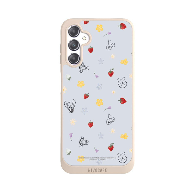 Galaxy A14 5G NIVOpure Winnie the Pooh and Friends Strawberry Pattern Blue