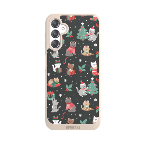 Samsung Galaxy A14 5G NIVOpure Christmas Festive Cute Holiday Kittens