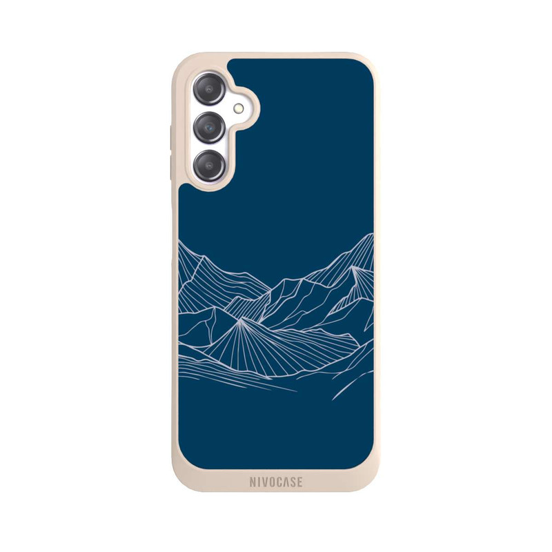 Galaxy A14 5G NIVOpure Blue Mountain Contour Lines