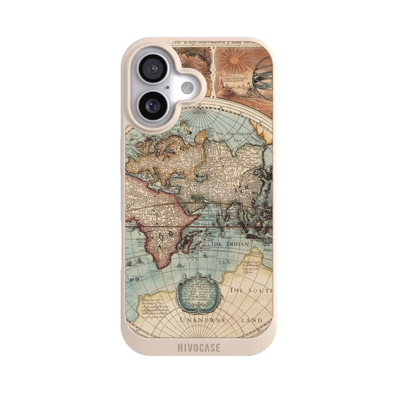 iPhone 17 NIVOpure Vintage Weltkarte