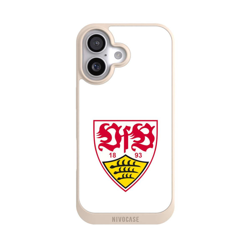 iPhone 17 NIVOpure VfB Stuttgart Wappen Weiß