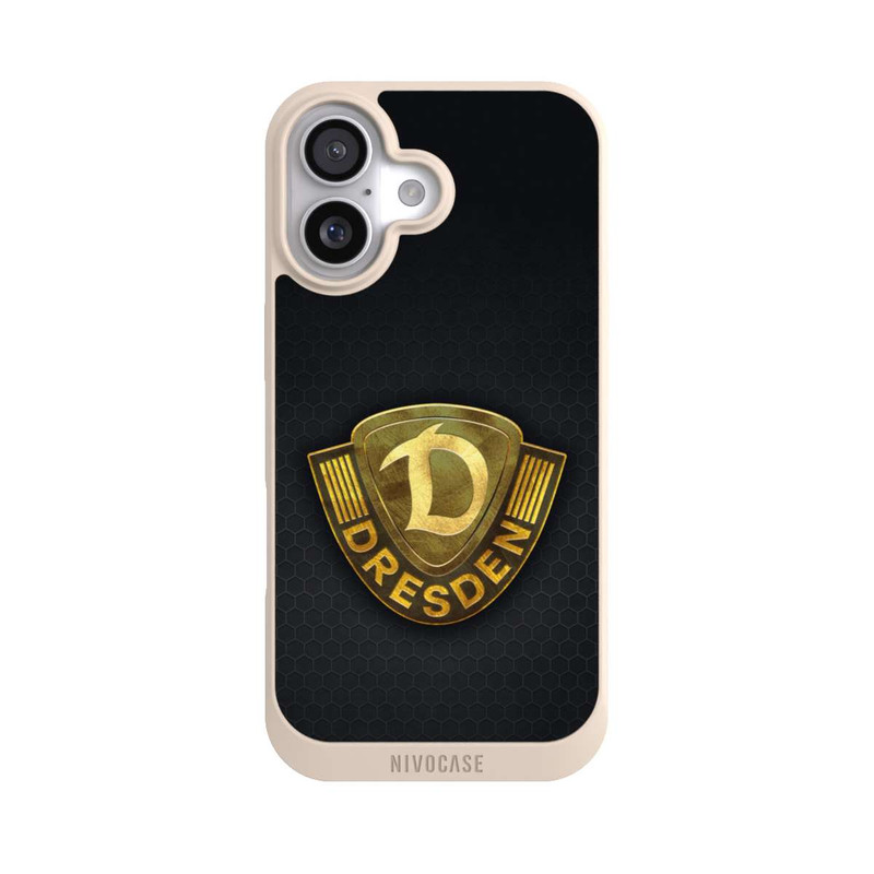 iPhone 17 NIVOpure Goldenes Logo Look Dynamo Dresden