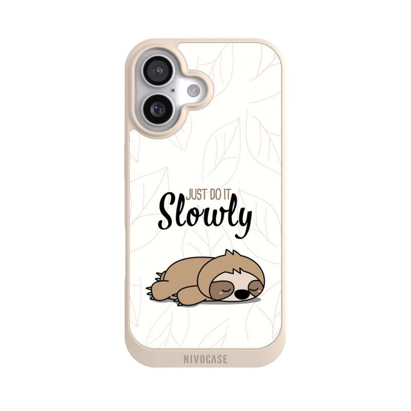 iPhone 17 NIVOpure Just Do It Slowly Sloth