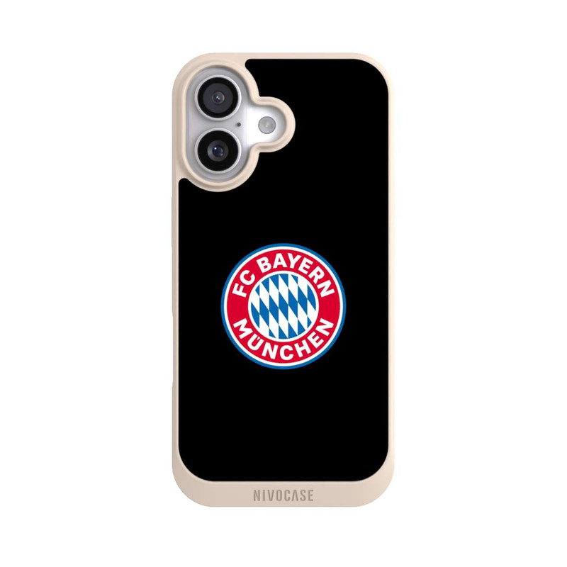 iPhone 17 NIVOpure FCB Logo auf Schwarz
