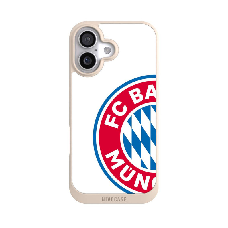 iPhone 17 NIVOpure Großes FCB Logo Weiß