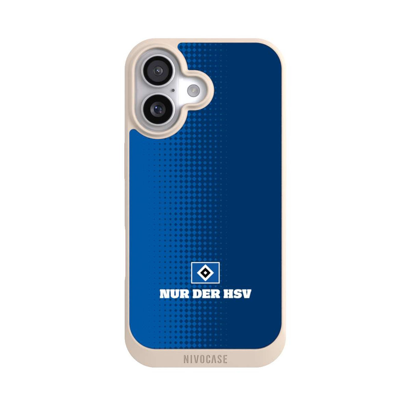 iPhone 17 NIVOpure Nur der HSV - Rautenraster Blau