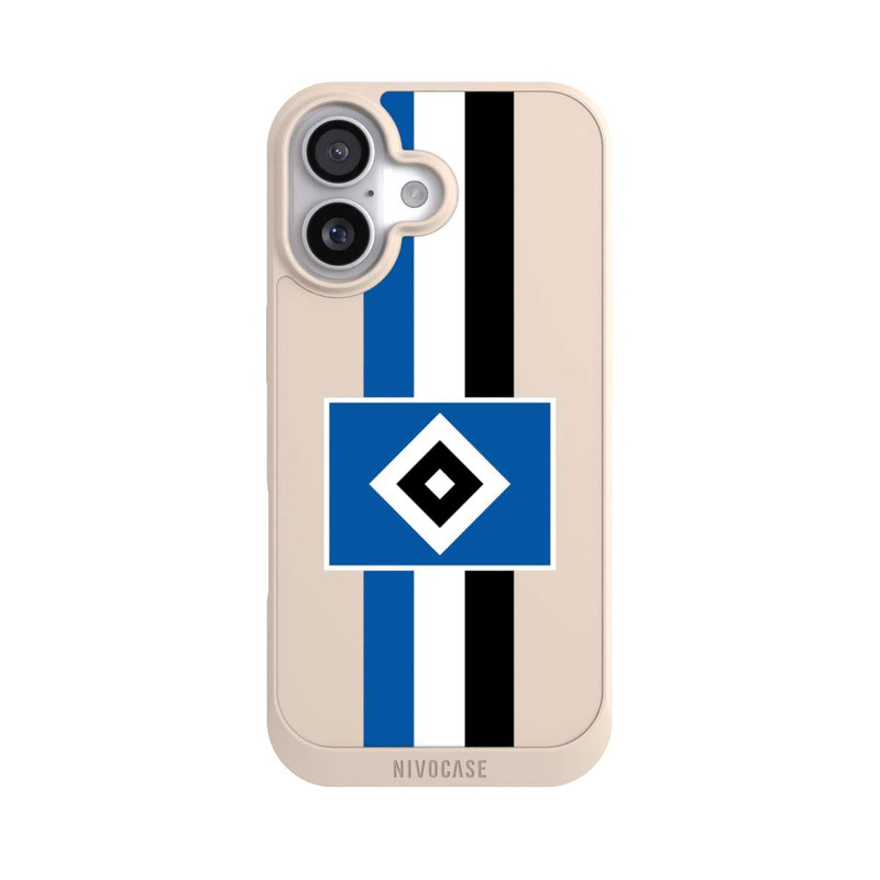 iPhone 17 NIVOpure HSV Streifen - Blau-Weiß-Schwarz - ohne Hintergrund