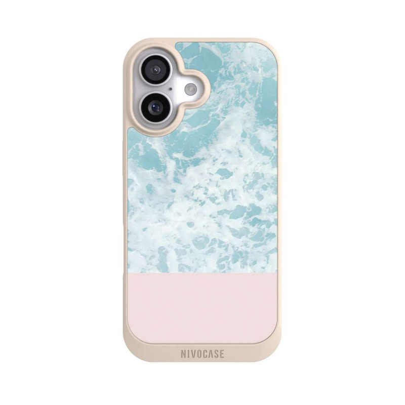 iPhone 17 NIVOpure Rosa am Meer