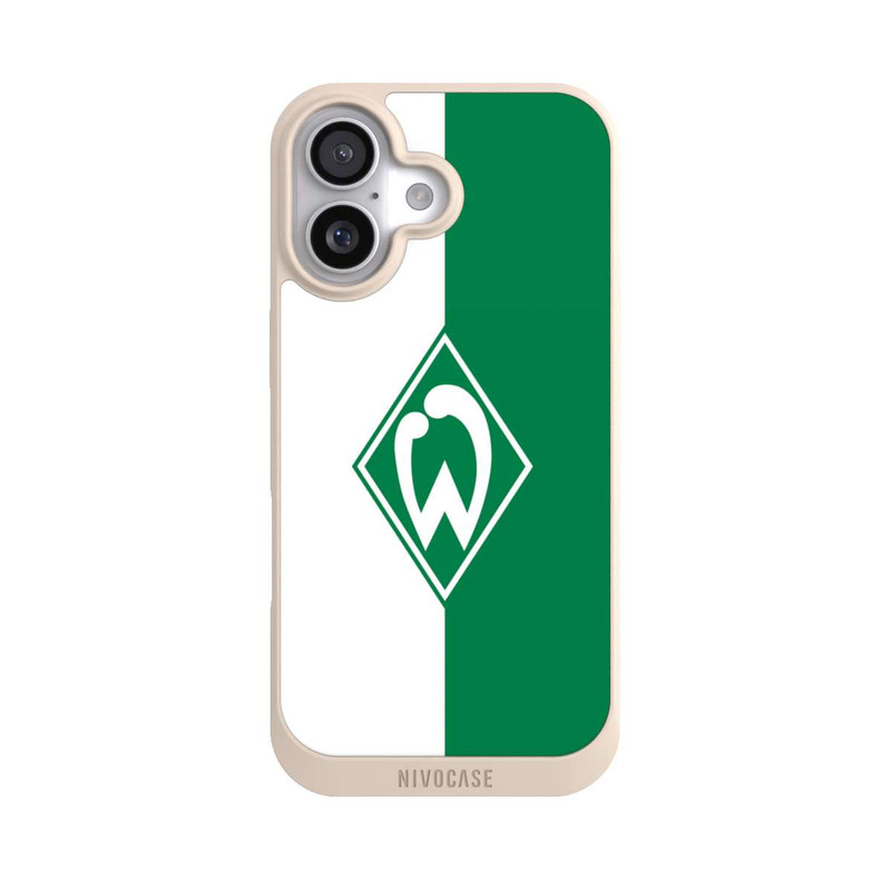 iPhone 17 NIVOpure Weiß-Grün - Werder Bremen