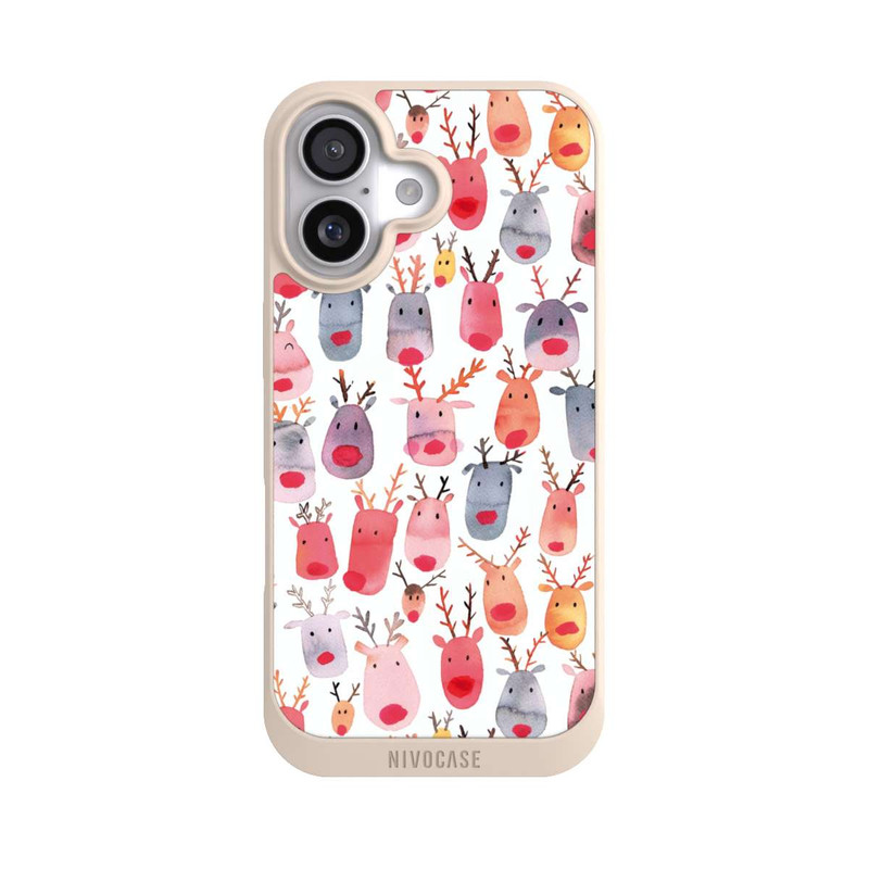 iPhone 17 NIVOpure  Niedliches Rentieraquarell