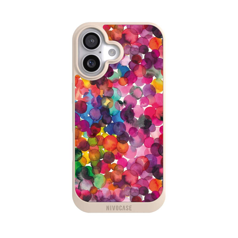 iPhone 17 NIVOpure Überlappende Aquarellpunkte