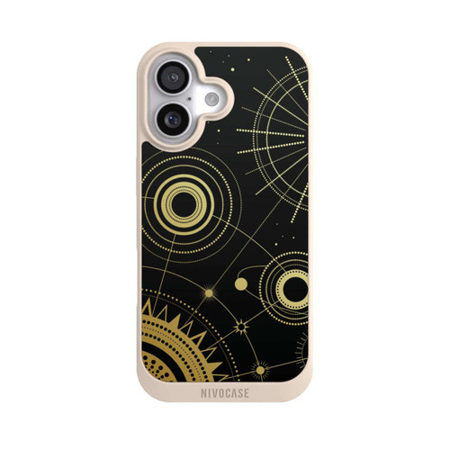  NIVOpure Schwarzer und goldener Look Abstrakt