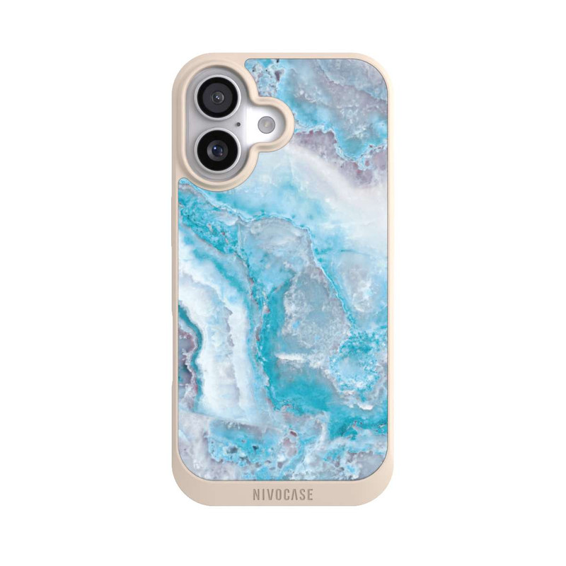 iPhone 17 NIVOpure Edelstein Hellblau