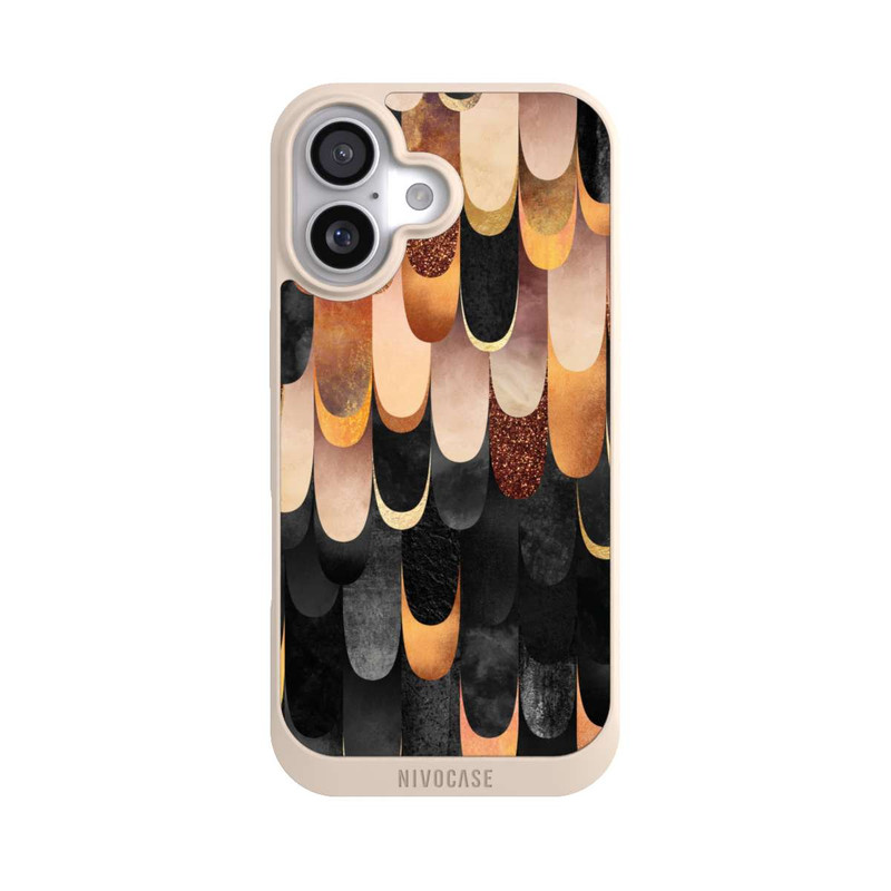 iPhone 17 NIVOpure Gefiedertes Kupfer und Schwarz