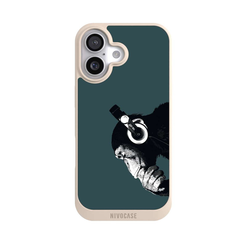 iPhone 17 NIVOpure Denkender Affe Blau