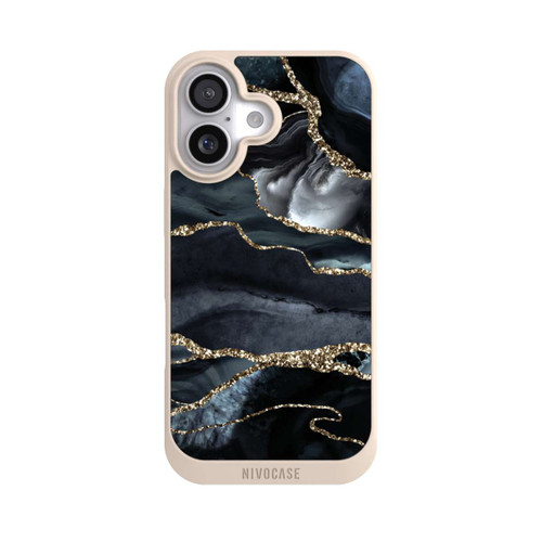  NIVOpure Dunkler Marmor Gold Glitzerlook