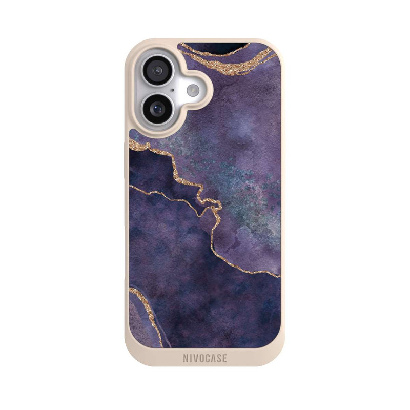 iPhone 17 NIVOpure Lila Edelstein glamourös