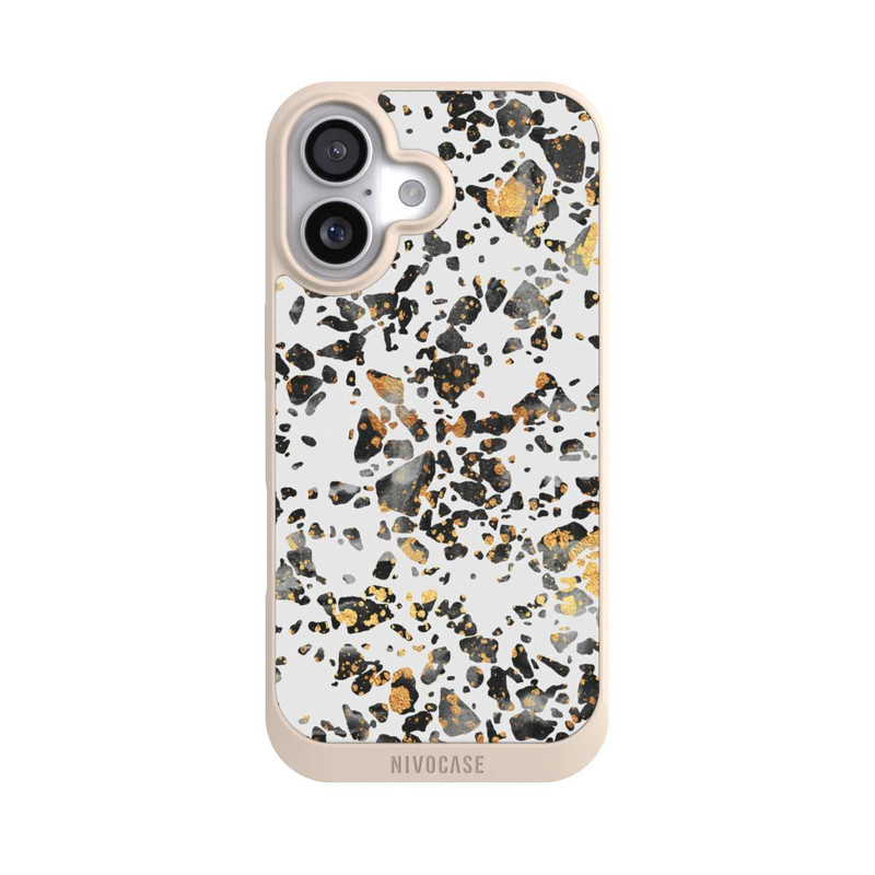 iPhone 17 NIVOpure Gold Speckled Terrazzo