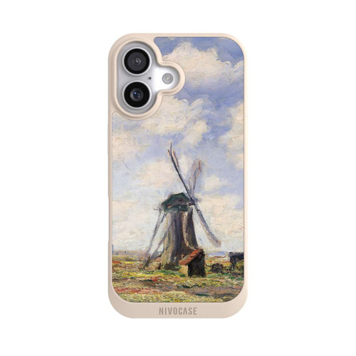  NIVOpure Tulpenfelder mit der Rijnsburger Windmühle von Claude Monet