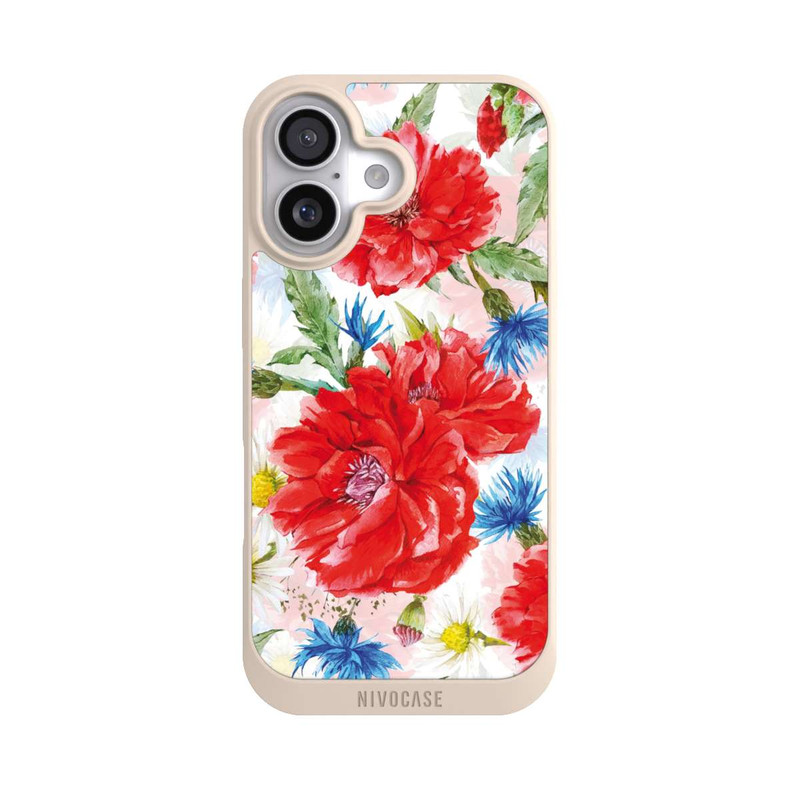 iPhone 17 NIVOpure Sommerwiese Kornblumen Mohn
