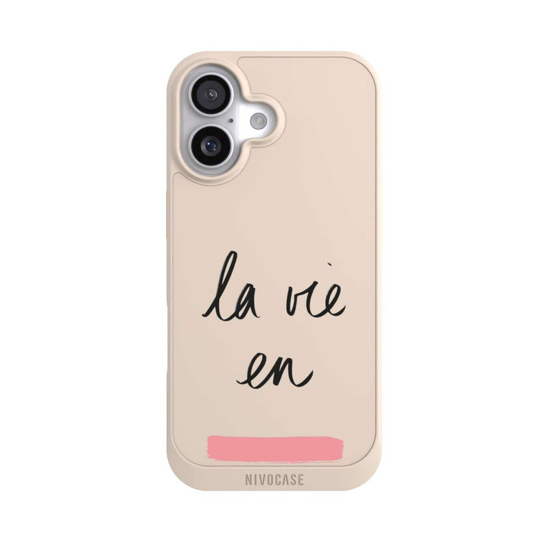 iPhone 17 NIVOpure La vie en Rosa Transparent