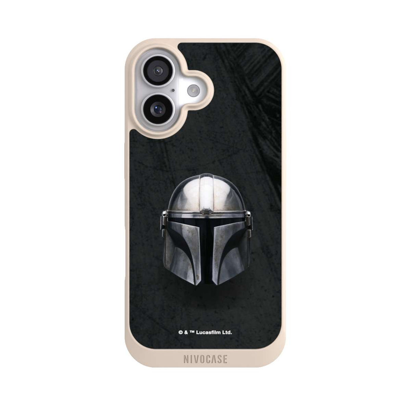 iPhone 17 NIVOpure Schwarzer Mandalorianer Helm