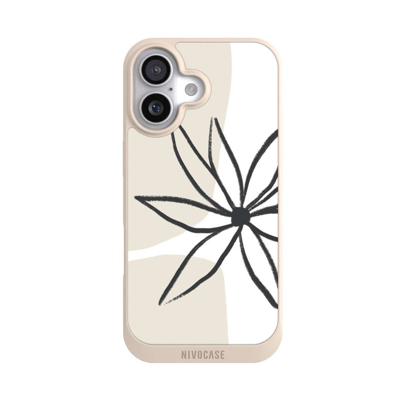 iPhone 17 NIVOpure Blume und Creme