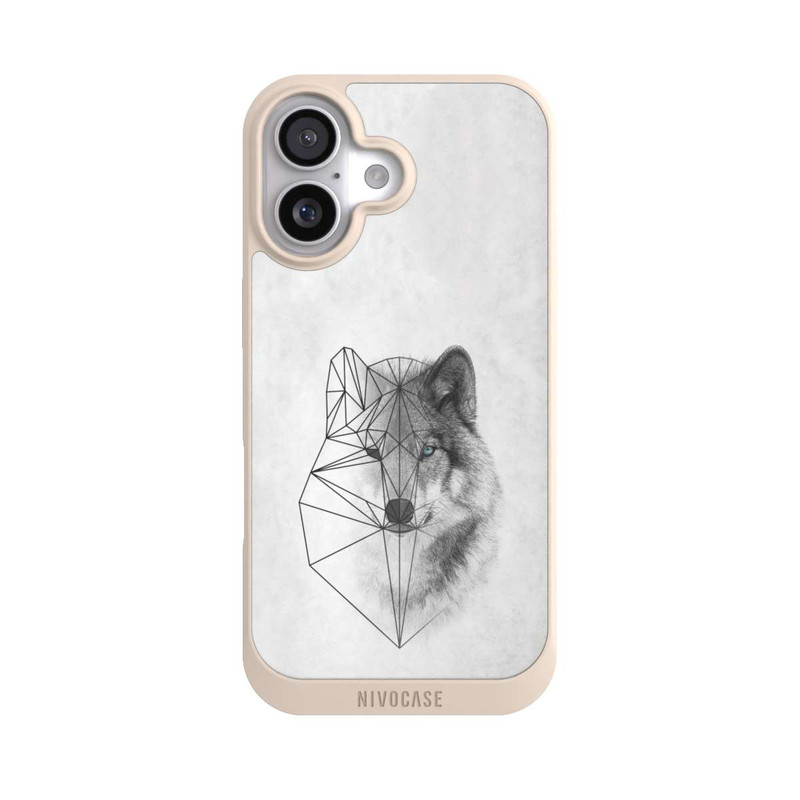 iPhone 17 NIVOpure Polygonaler Wolf