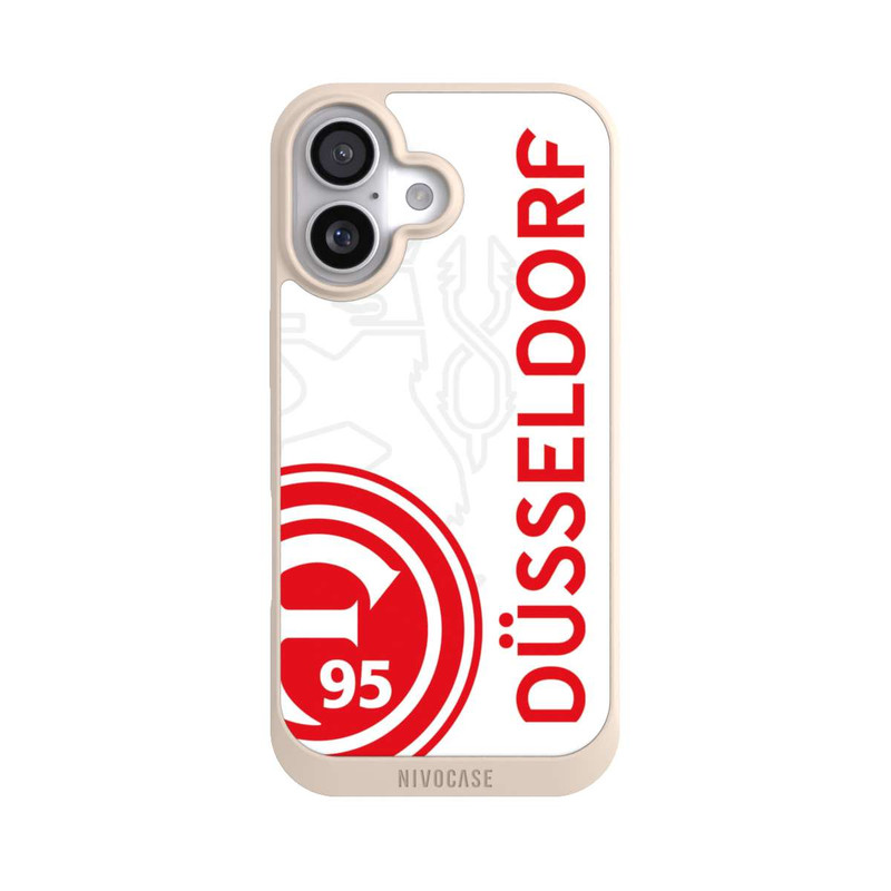 iPhone 17 NIVOpure Fortuna Düsseldorf-Trikotdesign Weiss