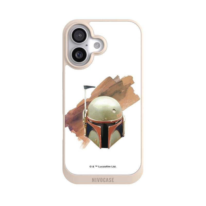 iPhone 17 NIVOpure Boba Fett Helm Weiß