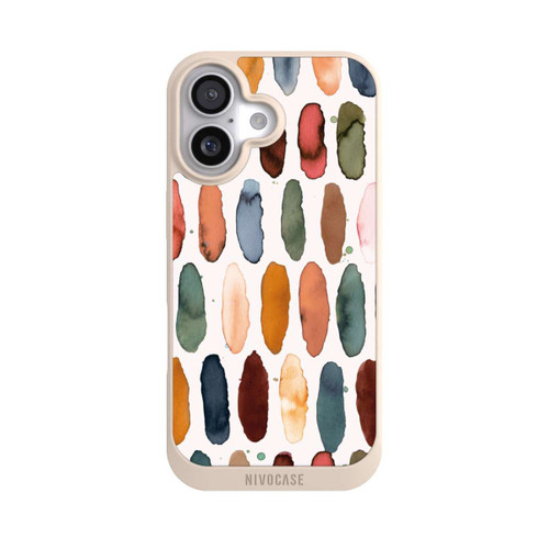  NIVOpure Aquarellstriche aus mineralischem Terrakotta