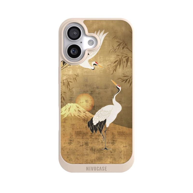 iPhone 17 NIVOpure Kraniche Gold Japan 1
