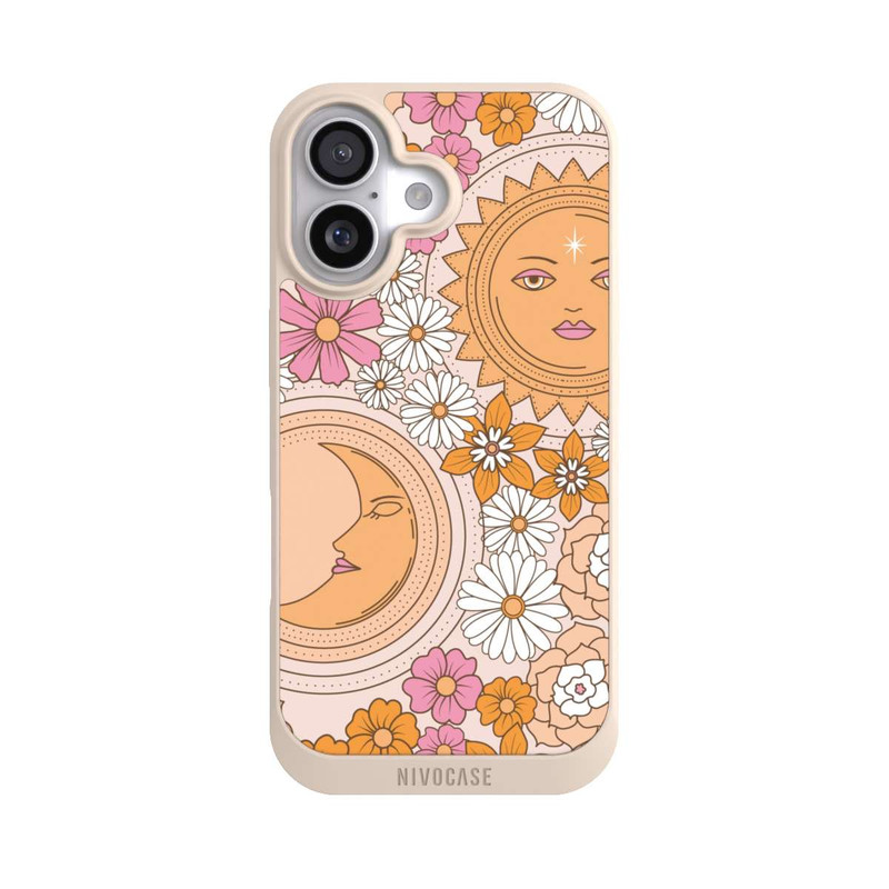 iPhone 17 NIVOpure Mond-Sonne-Blumen