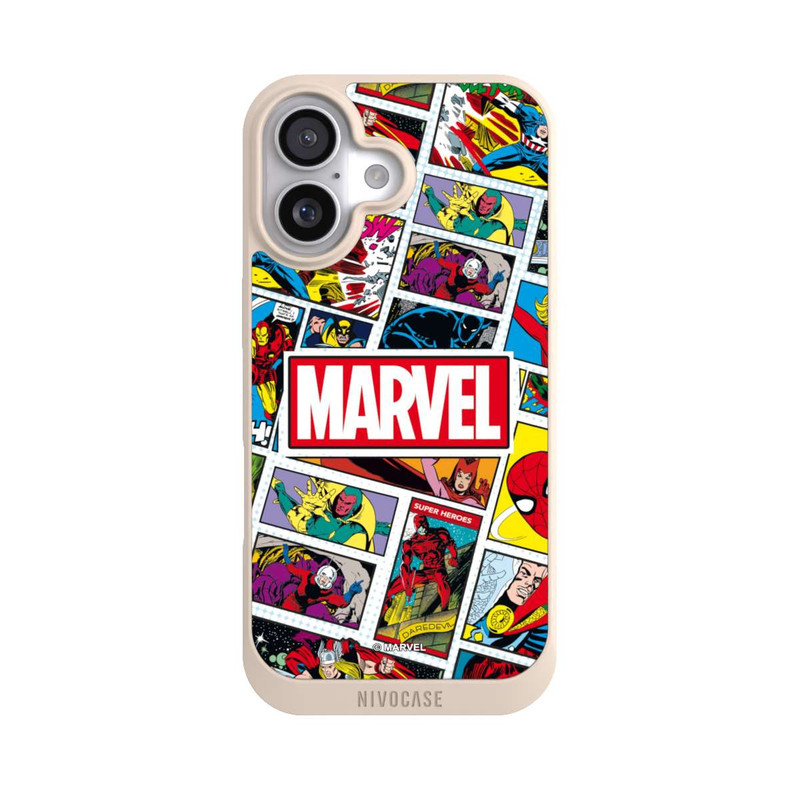 iPhone 17 NIVOpure Marvel Comic Pattern