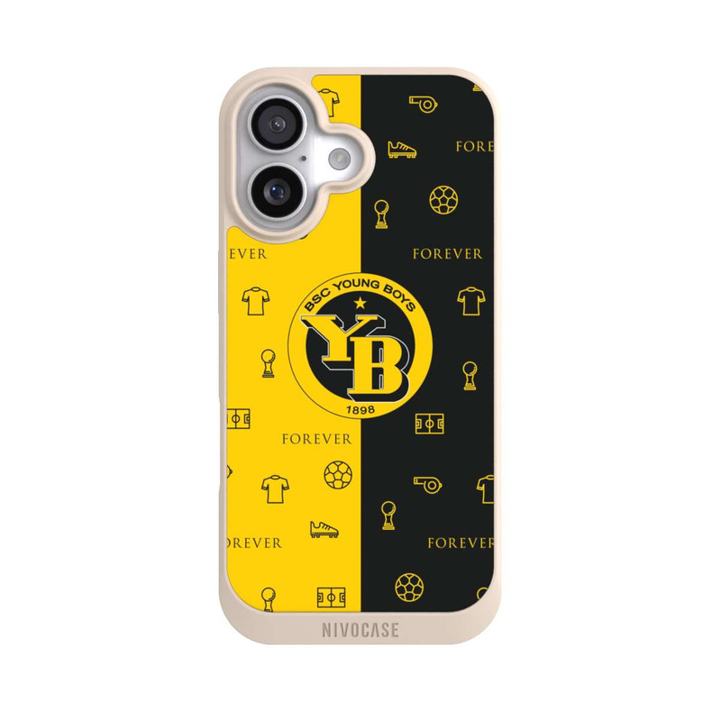 iPhone 17 NIVOpure BSC YB Gelb Schwarz Muster