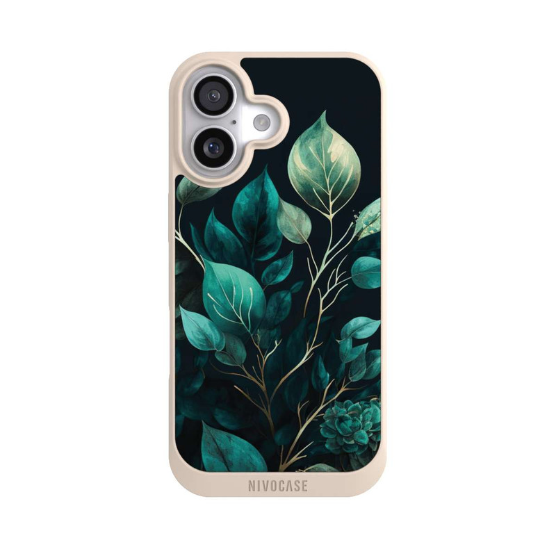 iPhone 17 NIVOpure Eukalyptus dunkler Hintergrund