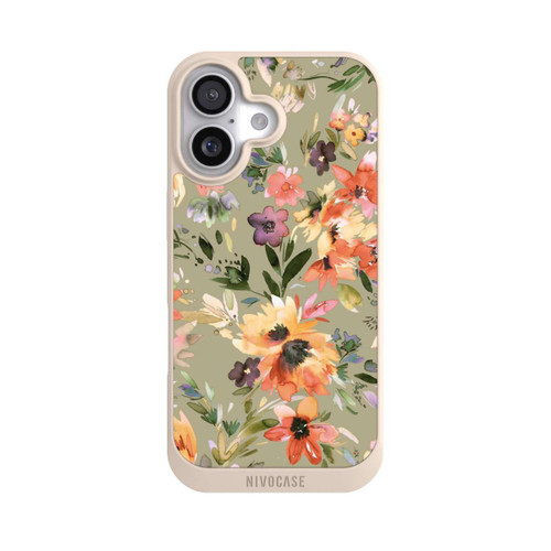  NIVOpure Malerische tropische Blumen Salbeigrün