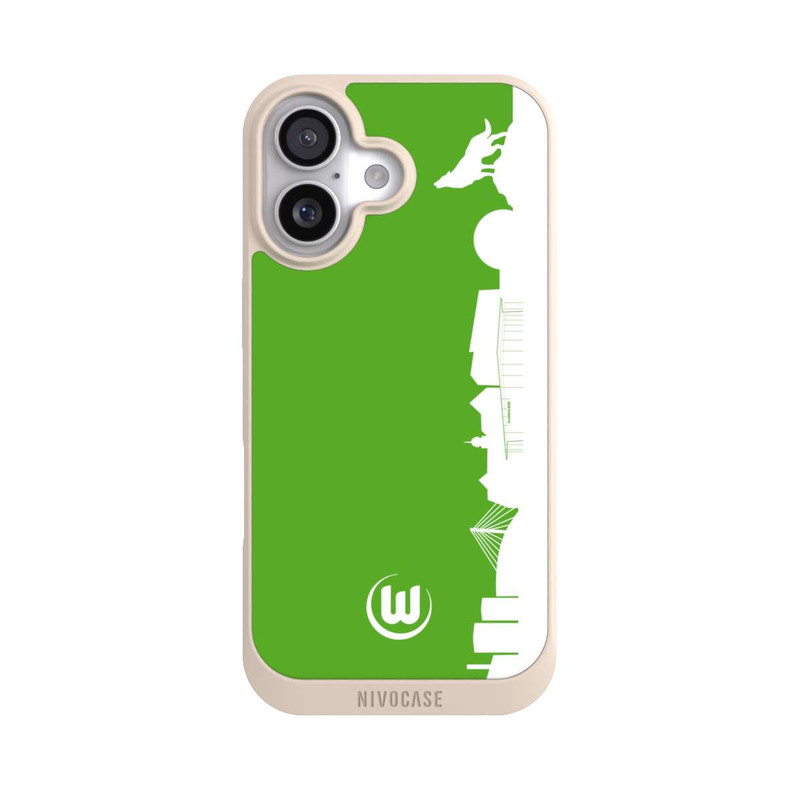 iPhone 17 NIVOpure Skyline Grün Weiß