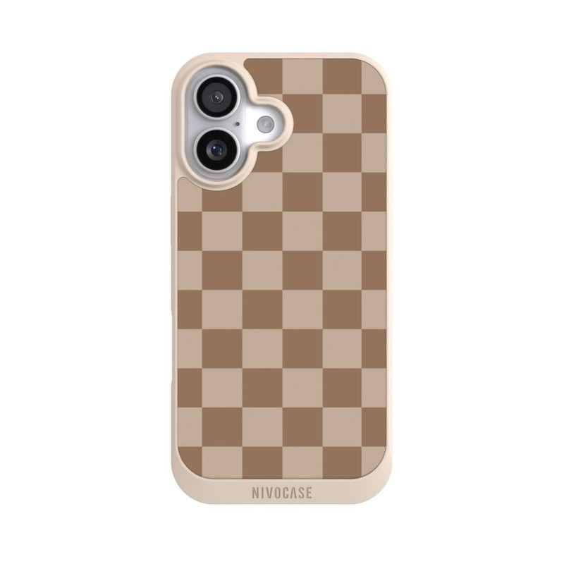 iPhone 17 NIVOpure Braun Karo