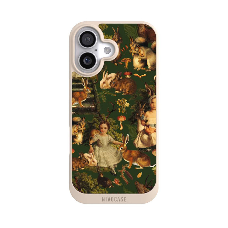 iPhone 17 NIVOpure Mädchen und Tiere im Wald