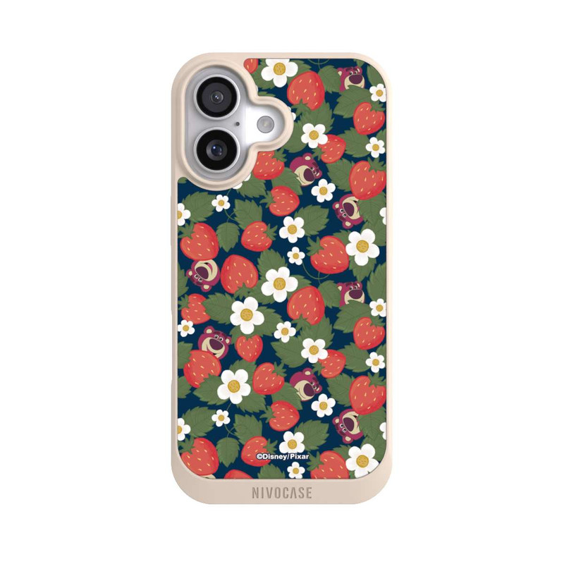 iPhone 17 NIVOpure Lotso Toy Story Strawberry Flower Pattern