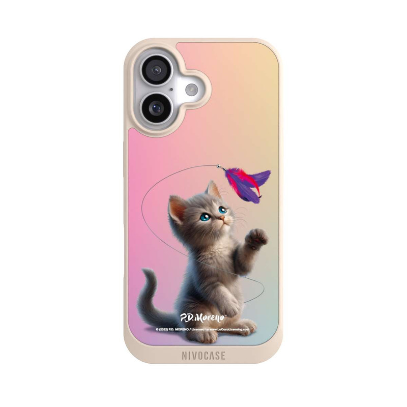 iPhone 17 NIVOpure Playing Cat with Feather