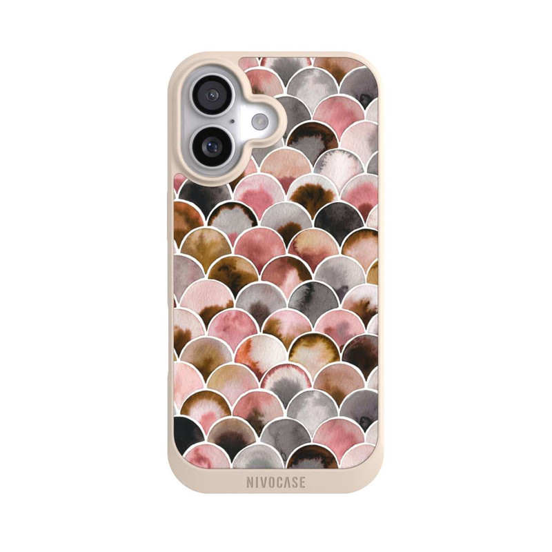 iPhone 17 NIVOpure Japandi Scales Pink Brown